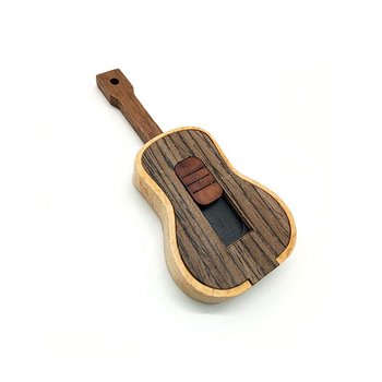 吉他樂器造型木製隨身碟_1
